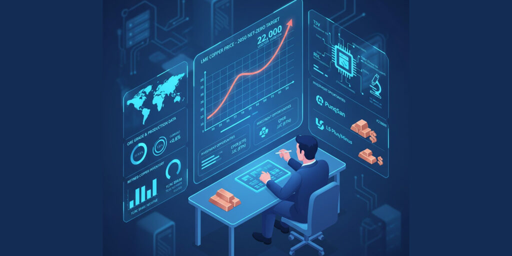 구리 가격, LME 구리 전망, 닥터 코퍼, 2026년 구리 시세, AI 데이터 센터 구리 수요, 전기차 구리 사용량, 전력망 현대화, 구리 광산 공급 부족, 칠레 구리 생산량, 인도네시아 그라스버그 광산, 구리 제련 수수료, TC/RC, 구리 관련주, 풍산 주가, LS MnM, LS ELECTRIC, 대한전선, 이구산업, 원자재 인플레이션, 수입 물가 영향, 구리 ETF, CPER, 반도체 HBM 구리 배선, TSV 공정, 구리 관세, 트럼프 행정부 자원 정책, 구리 재고량, 백워데이션, 구리 선물 투자, 핀피커,