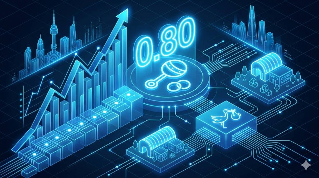 Finpicker(핀피커) 2025년 합계출산율 0.8명 이미지