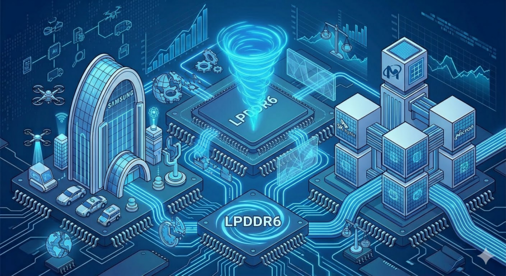 Finpicker(핀피커) 블로그의 LPDDR6 표준 확정에 따른 삼성전자 & SK하이닉스 투자 지표 이미지