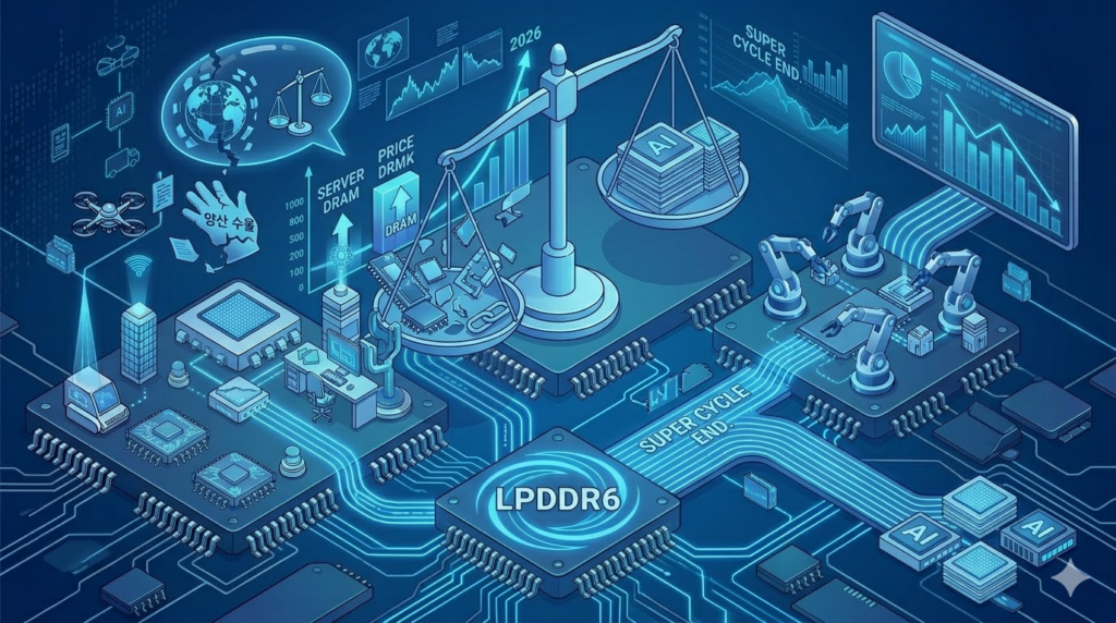 Finpicker(핀피커) 블로그의 LPDDR6 표준 확정에 따른 삼성전자 & SK하이닉스 투자 지표 이미지