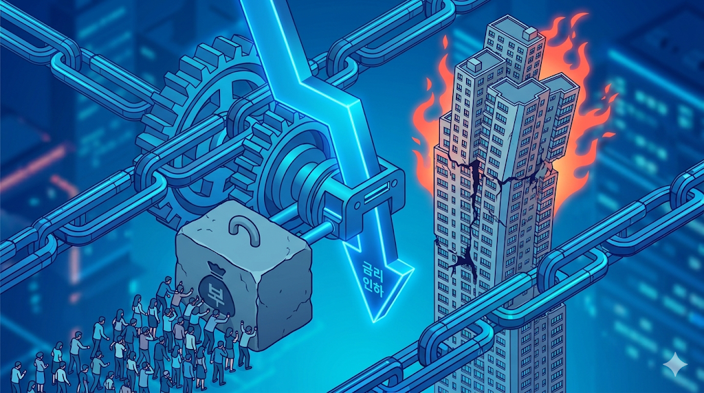 FinPicker(핀피커)의 글 : 대한민국, 기준금리를 올리지도 낮추지도 못하는 이유 | 근본부터 알아보기 (2026) 설명 이미지